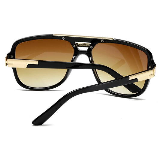 Fashion Retro Male Metal Square Sunglasses