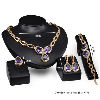 Ethnic Style Alloy Jewelry Set Necklace And Earrings