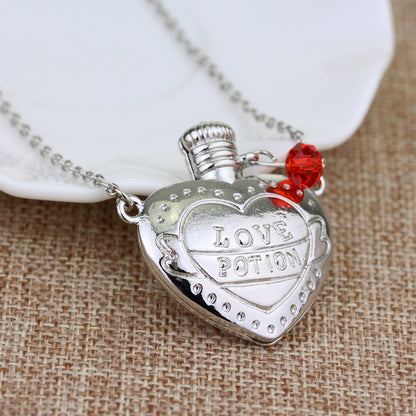 Fashion Necklace Love Poison Love Pill Bottle Pendant Day Gift