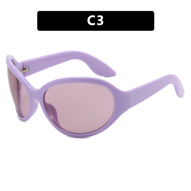 Women's Fashion Personality Hip-hop Large Frame Sunglasses