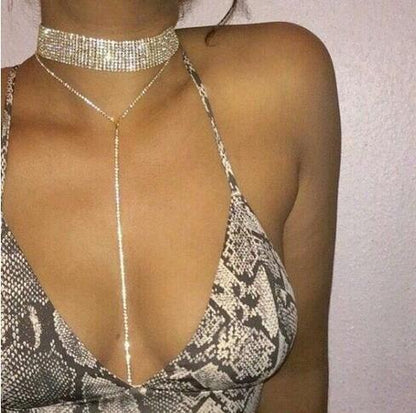 Choke Me Choker Classy Zircon