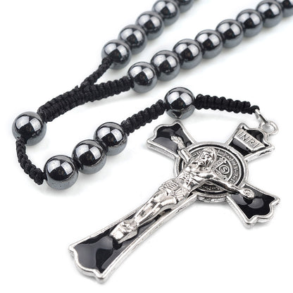 Woven High End Religious Rosary Necklace