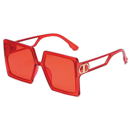 Retro Big Trendy Square Sunglasses