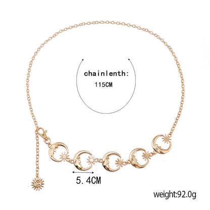 Moon Star Body Chain Waist