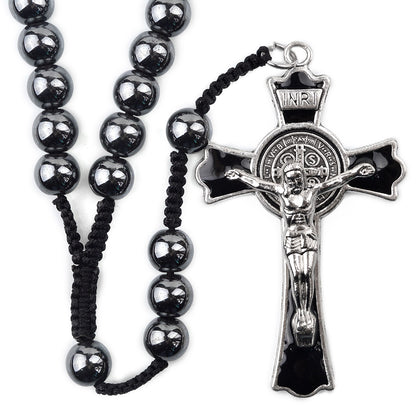 Woven High End Religious Rosary Necklace