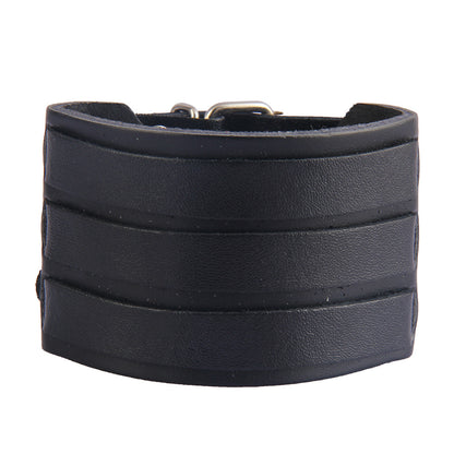 Men's Punk Leather Bracelet