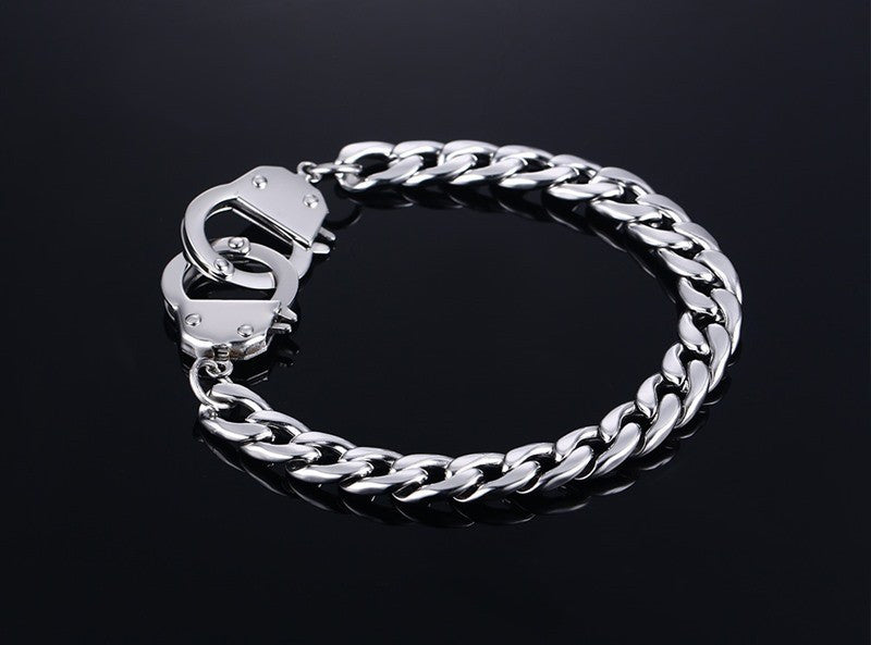 Stainless steel bracelet handcuffs