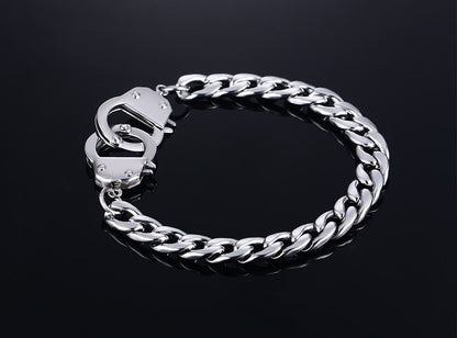 Stainless steel bracelet handcuffs