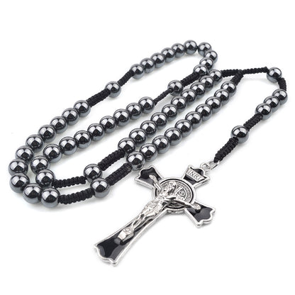 Woven High End Religious Rosary Necklace