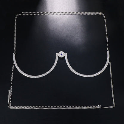 Women's Fashion Summer Rhinestone Body Chain