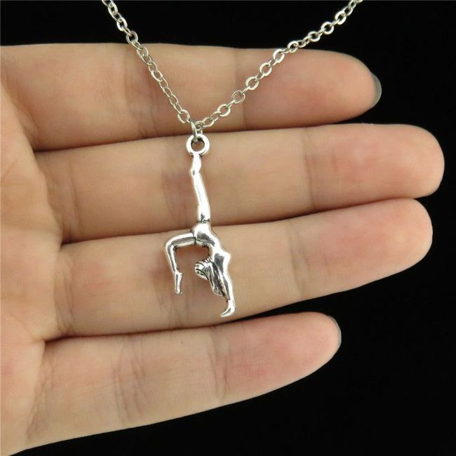 Gymnastic Sports Pendant Necklace Choker