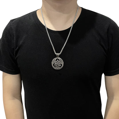 Fashionable And Personalized Concentric Knot Round Necklace