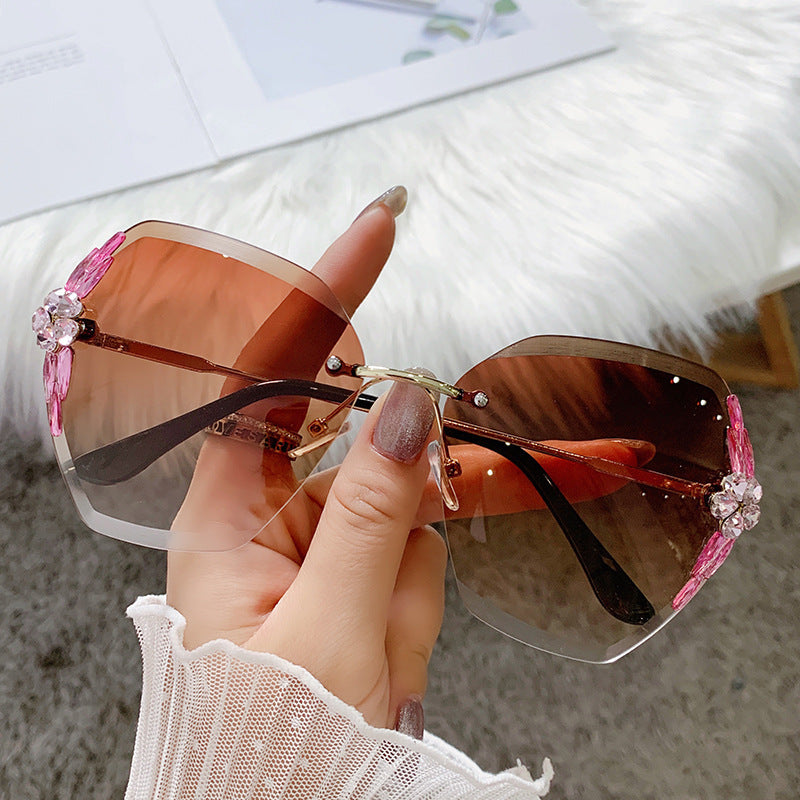 Sunglasses Female Rhinestone