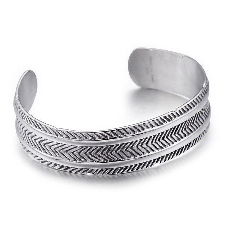 Men's Fashion Retro Stainless Steel Bracelet