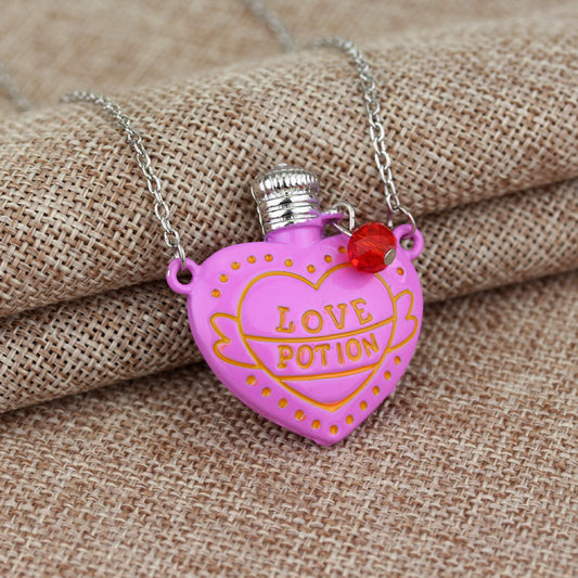 Fashion Necklace Love Poison Love Pill Bottle Pendant Day Gift