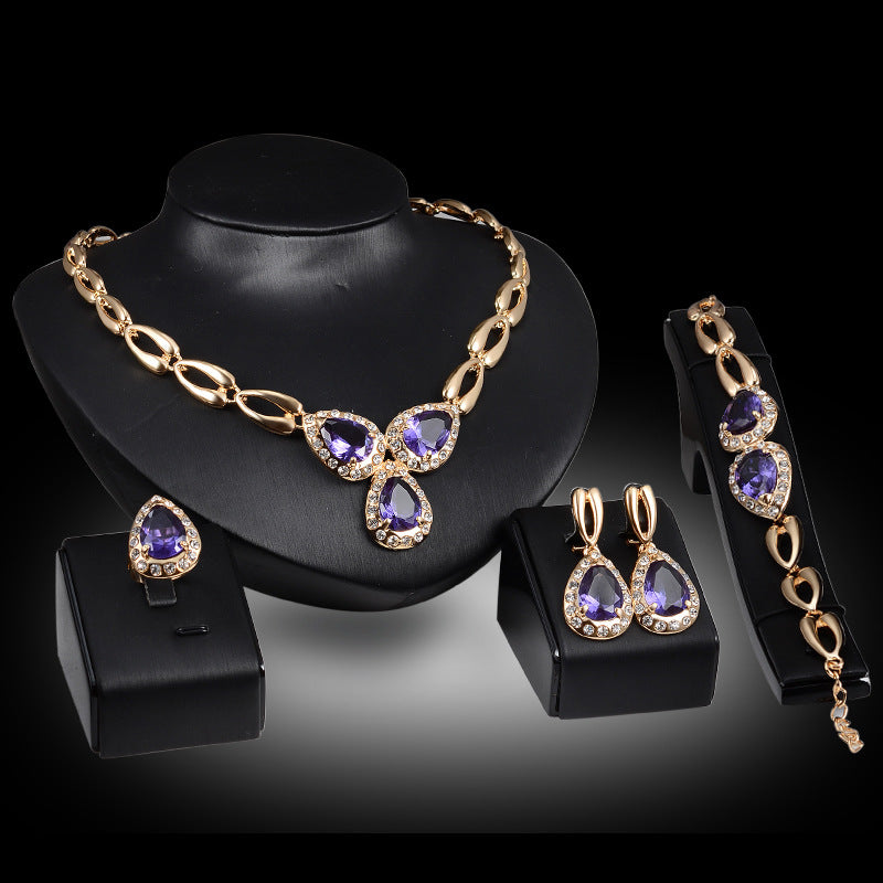 Ethnic Style Alloy Jewelry Set Necklace And Earrings