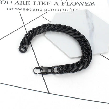 Mens Fashion Personality Titanium Steel Bracelet