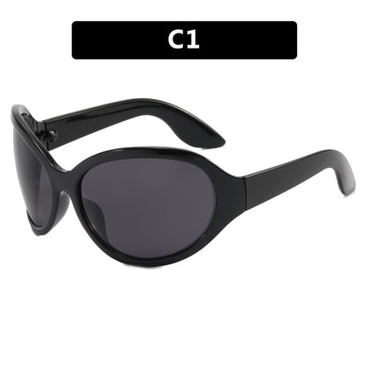 Women's Fashion Personality Hip-hop Large Frame Sunglasses