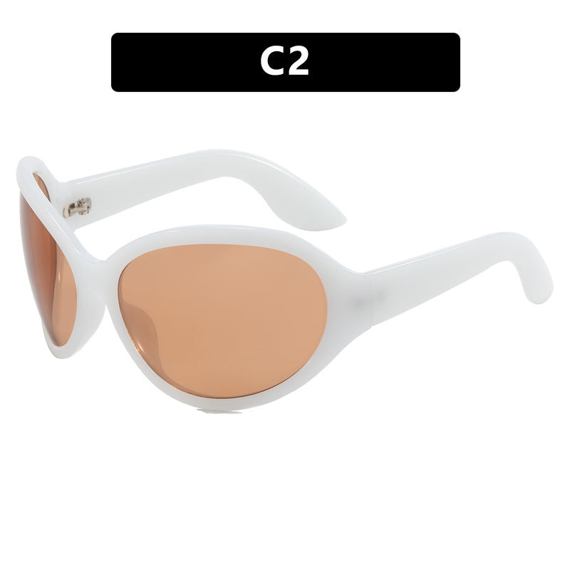 Women's Fashion Personality Hip-hop Large Frame Sunglasses