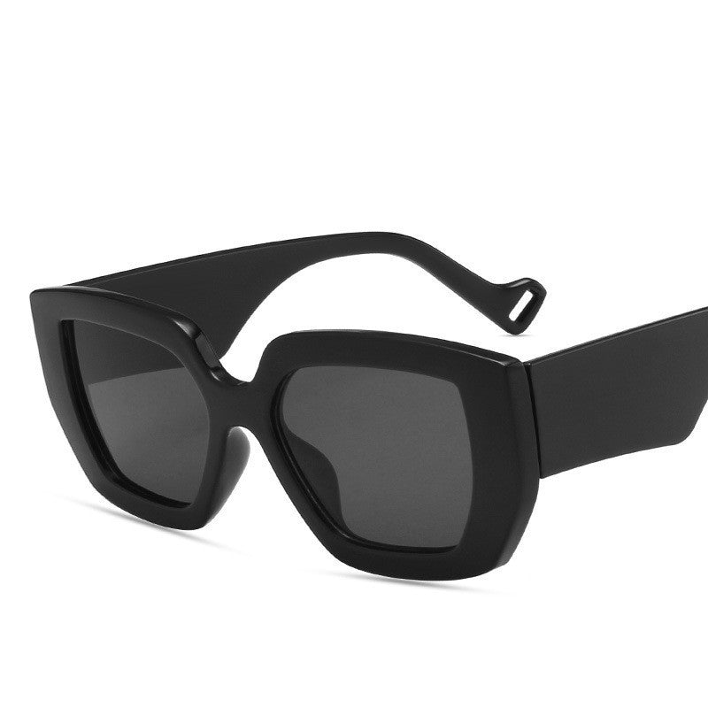 Retro Sunglasses Personality Polygon Contrast Sunglasses