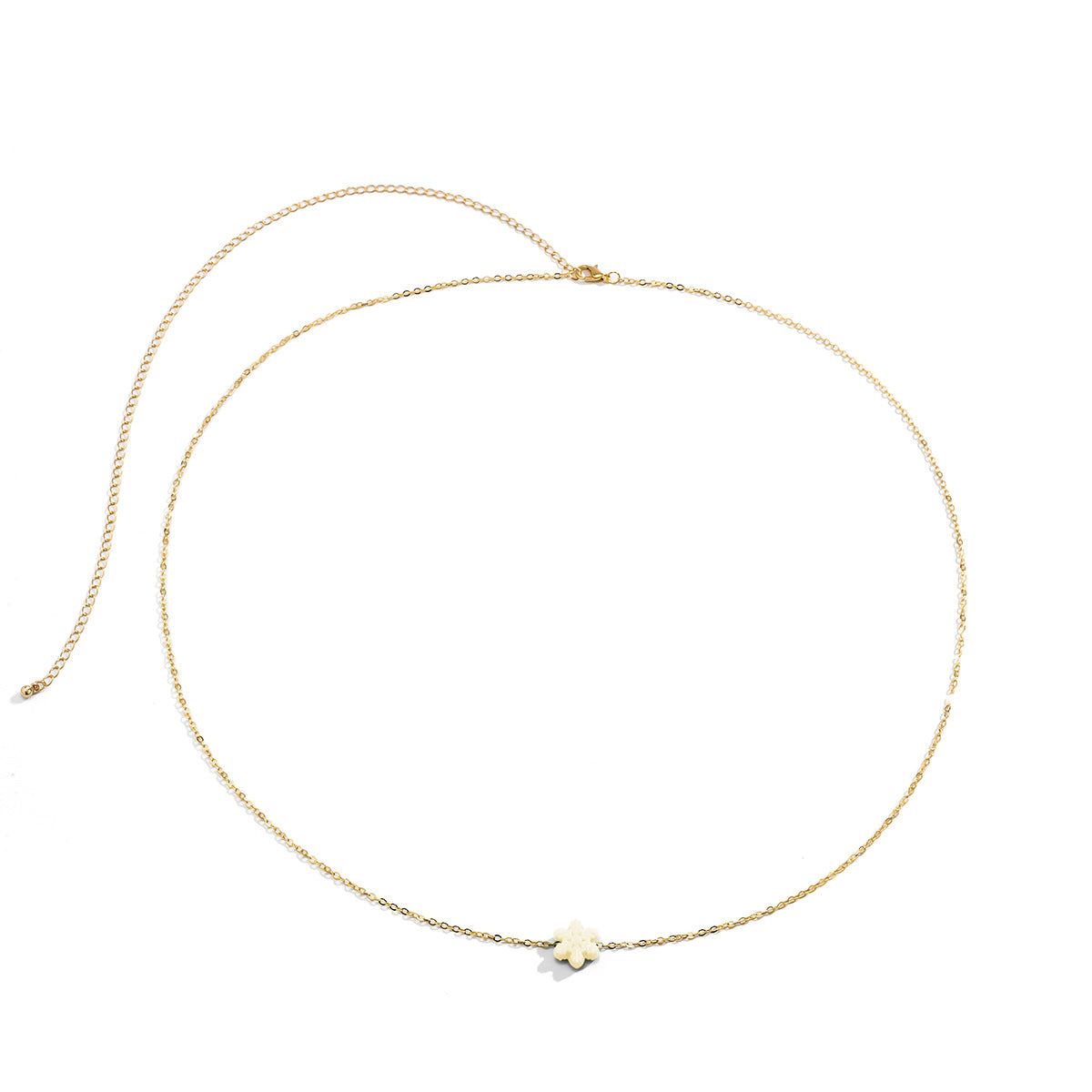 Geometric Color Thin Body Waist Chain